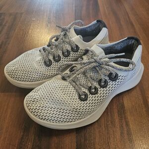 Allbirds Tree Dasher White Blue Running Shoes Sneakers Women’s Size 9
